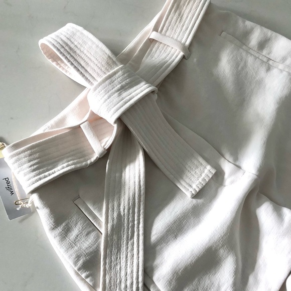 NEW |  Aritzia Tie Front Pants Short - Picture 6 of 9